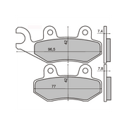 Sinter Coppia Pastiglia Peugeot LXr 125cc 2010