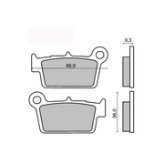 Sinter Coppia Pastiglia Suzuki rm z 250-450cc