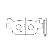 Sinter Coppia Pastiglia  Honda Jazz 250cc 2005