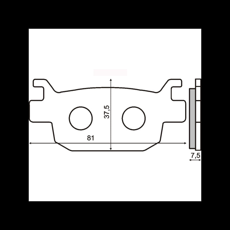Sinter Coppia Pastiglia  Honda Jazz 250cc 2005