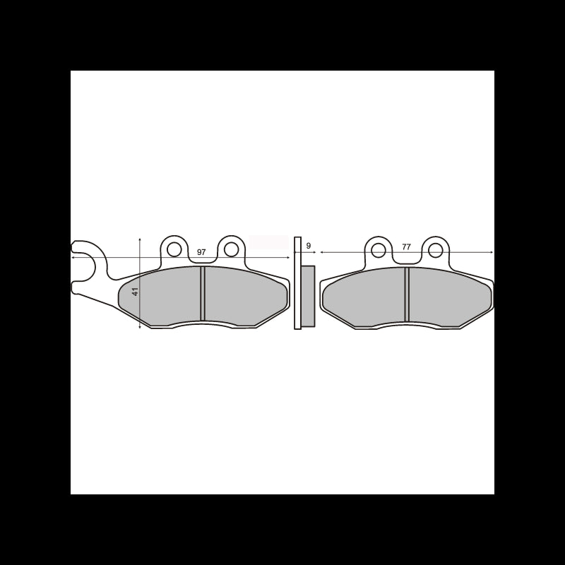 Sinter Coppia Pastiglia Piaggio Fly 150cc euro 3