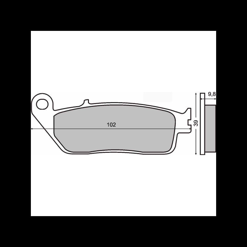 Sinter Coppia Pastiglia Kymco Honda Yamaha Triumph