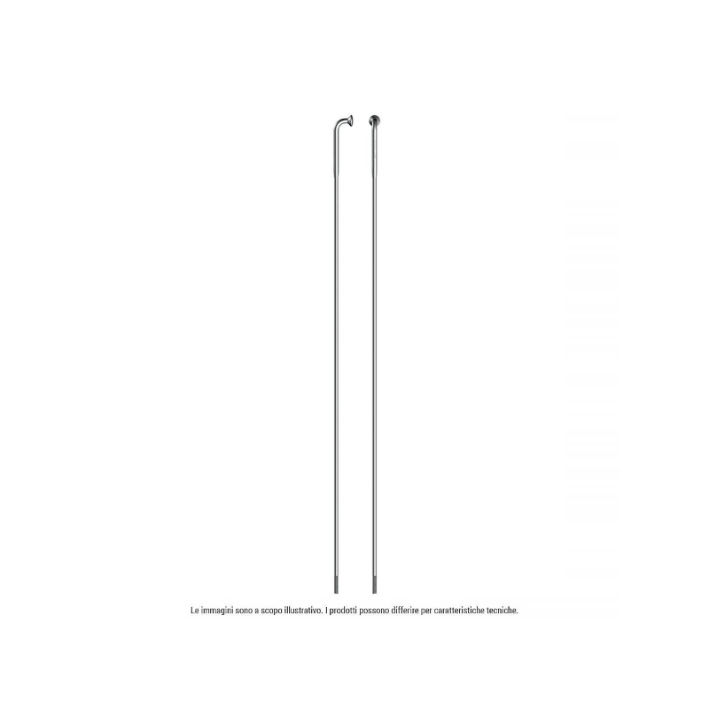 Sapim Raggio Leader Acciaio Inox J-Bend 145mm Silver