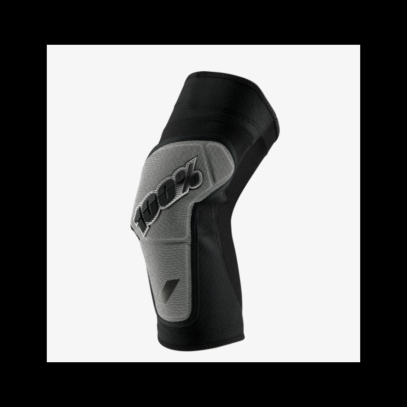 100% Ginocchiere Ridecamp Nero/Grigio