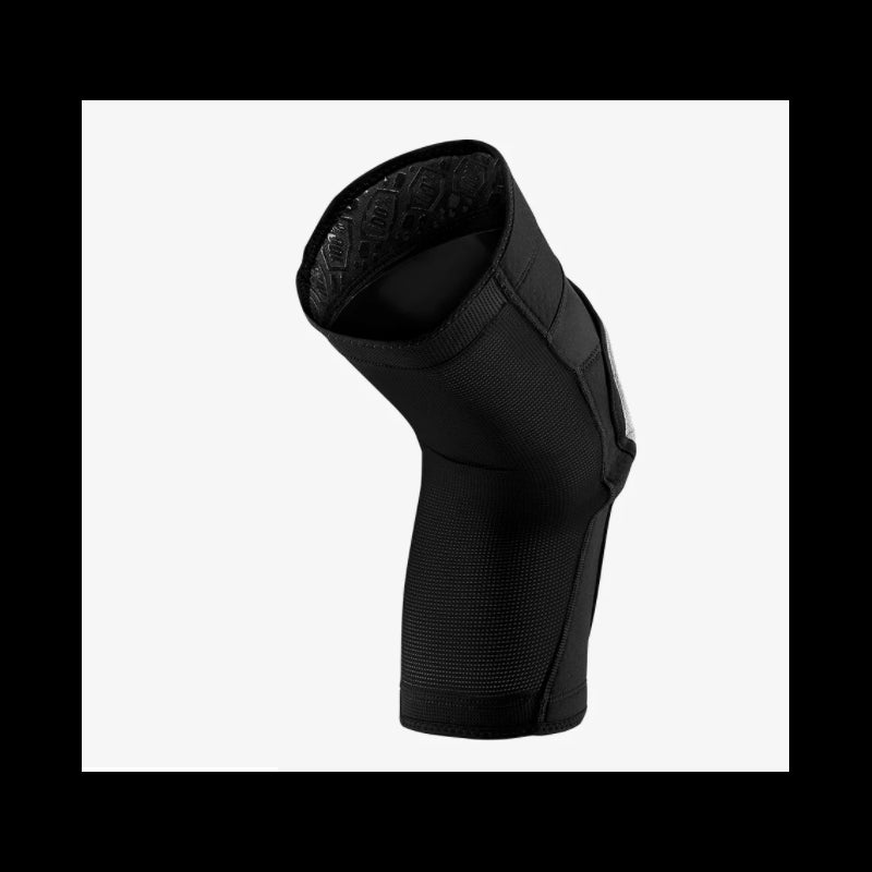 100% Ginocchiere Ridecamp Nero/Grigio