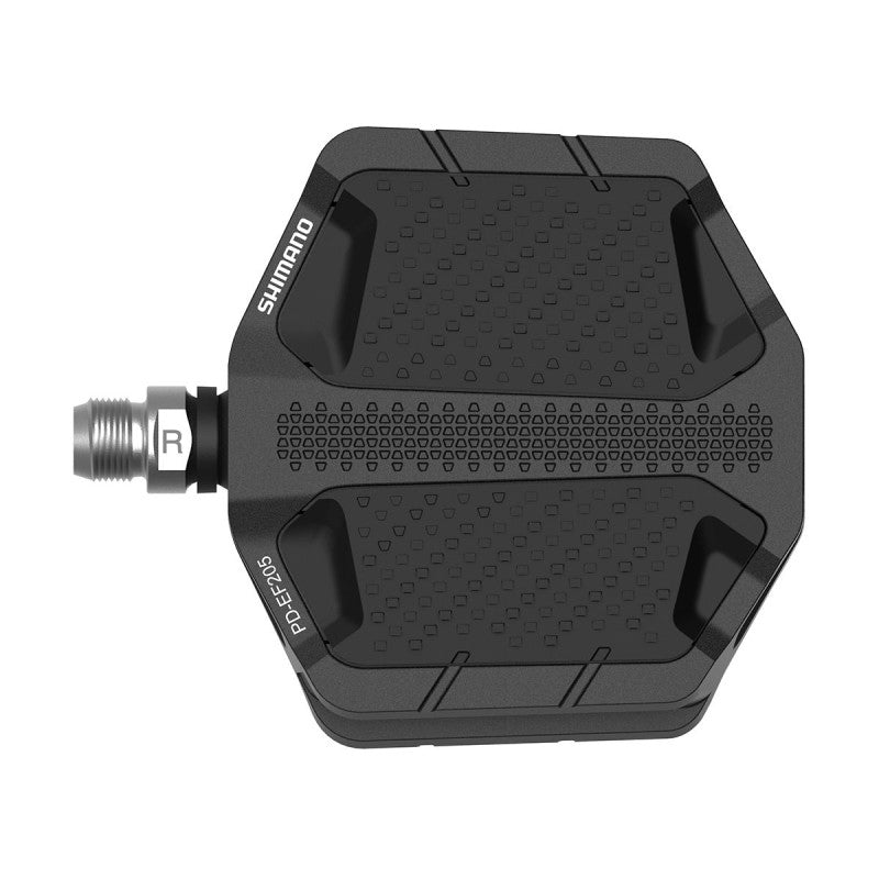 Shimano Pedali Pd-Ef205 Flat Nero