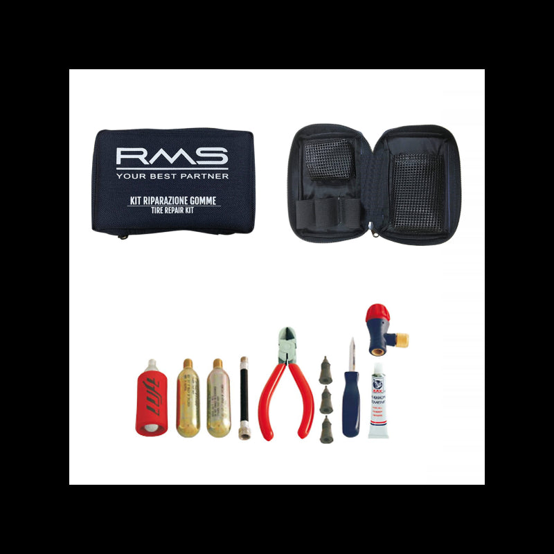 Rms Kit Gonfiaggio e Riparazione Gomme Tubeless