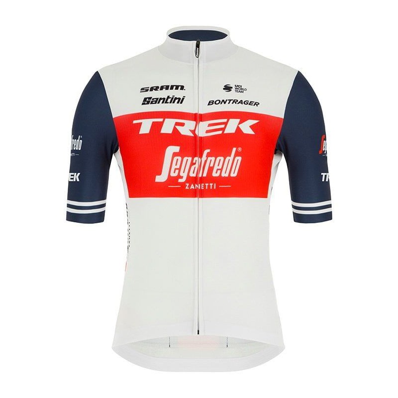 Santini Completo Trek Segafredo Blu/Rosso