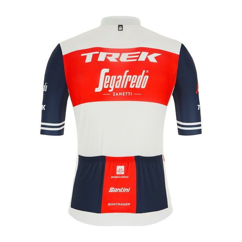 Santini Completo Trek Segafredo Blu/Rosso