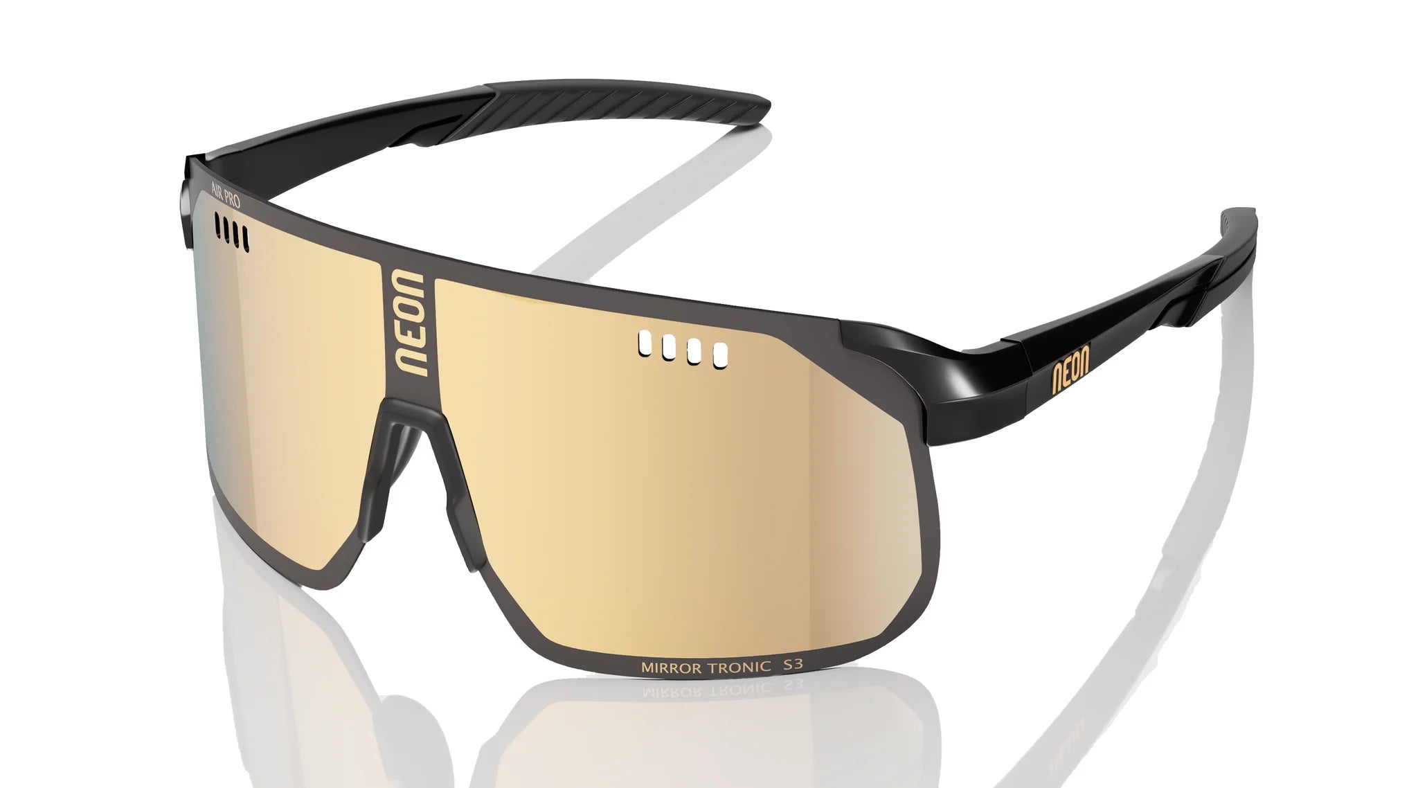 Neon Optic Occhiali Air Pro 2.0 Black Matt Mirror Bronze