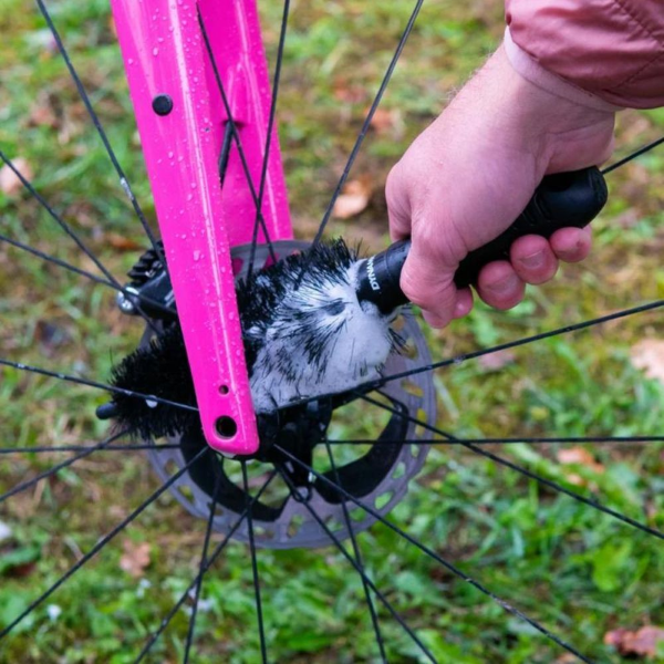 Dynamic Spazzola a cono per pulizia Bici - Black