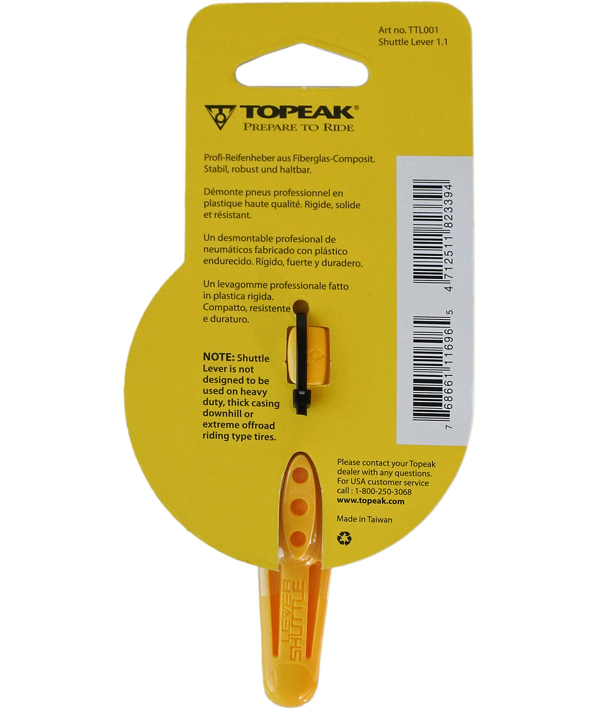 Topeak Levagomme Shuttle Lever 1.1