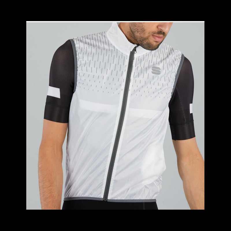 Sportful Gilet Antivento Reflex Bianco