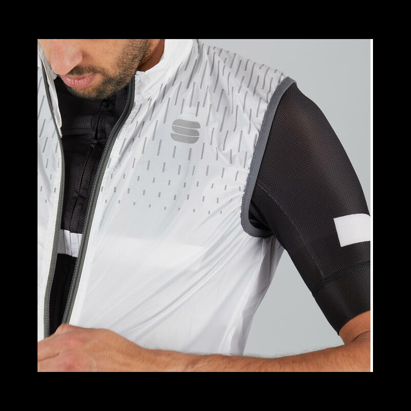 Sportful Gilet Antivento Reflex Bianco