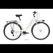 Elios City Bike Riva D Woman 6v Bianco Lucido/Marrone