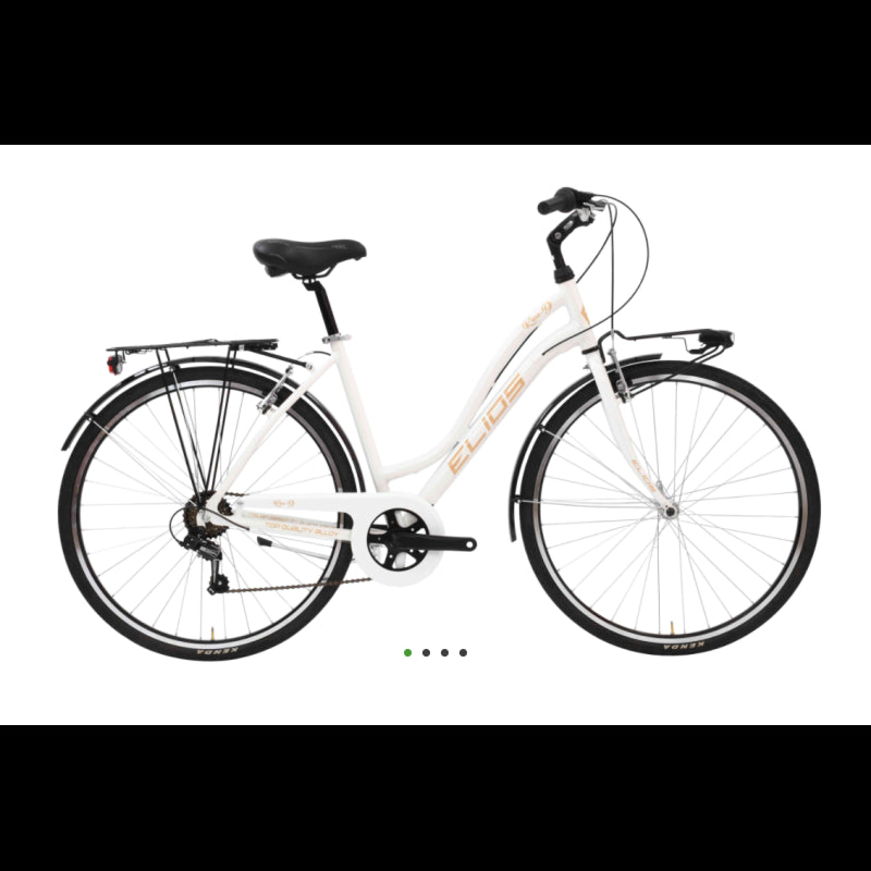 Elios City Bike Riva D Woman 6v Bianco Lucido/Marrone