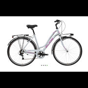 Elios City Bike Riva D Woman 6v Grigio/Fucsia
