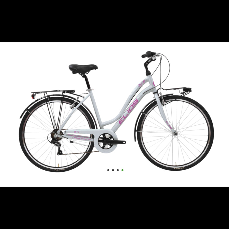 Elios City Bike Riva D Woman 6v Grigio/Fucsia