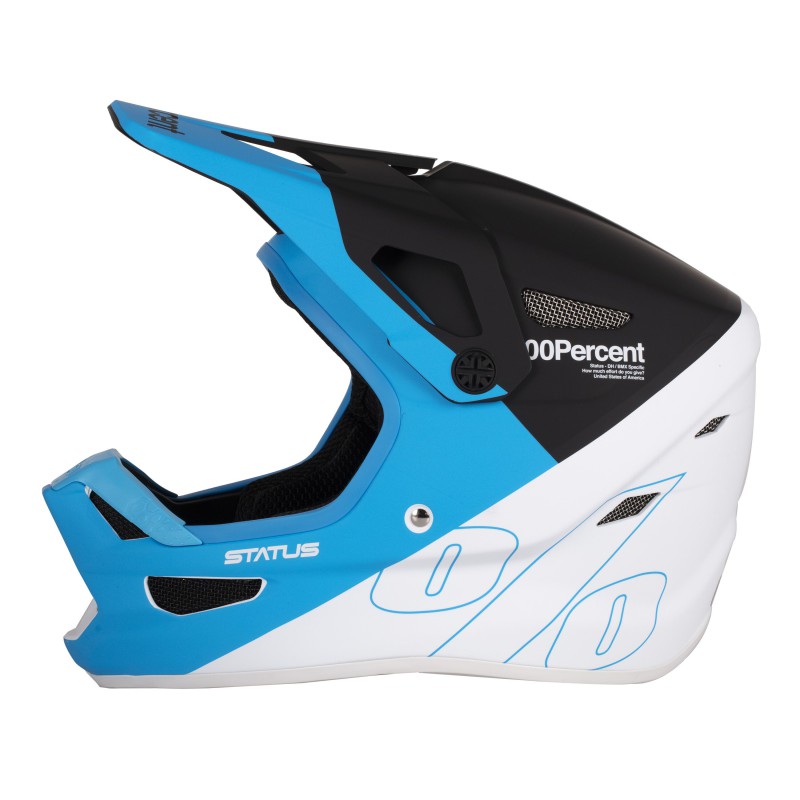 100% Casco Status Garda Blu/Bianco/Nero