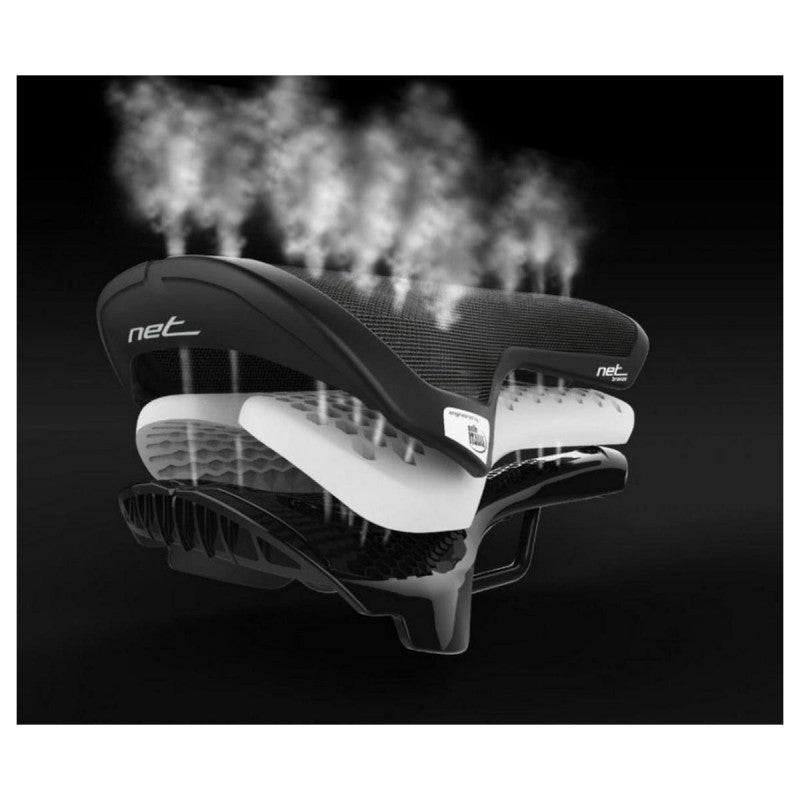 Selle Italia Net Comfort Traspirante Canvas Marrone