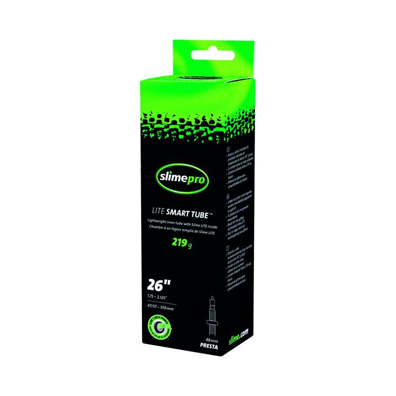 Slime Lite Smart Tube Camera MTB 26x1.75-2.125 V. Presta