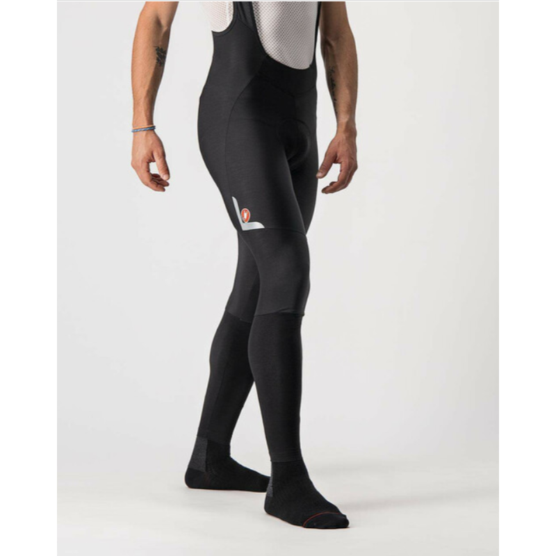 Castelli Calzamaglia Velocissimo 5 Black/Silver Reflex