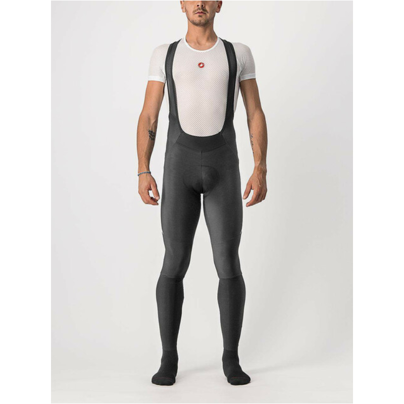 Castelli Calzamaglia Velocissimo 5 Black/Silver Reflex