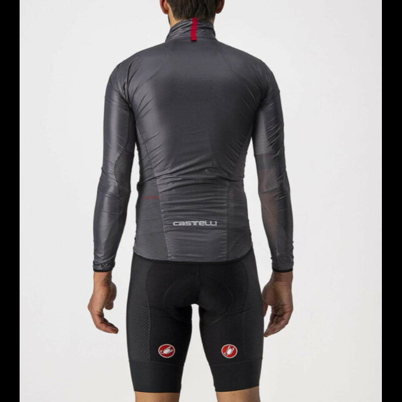 Castelli Mantellina Aria Shell Jacket Dark Gray