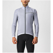 Castelli Mantellina Antivento Squadra Stretch Silver Gray/Dark Gray