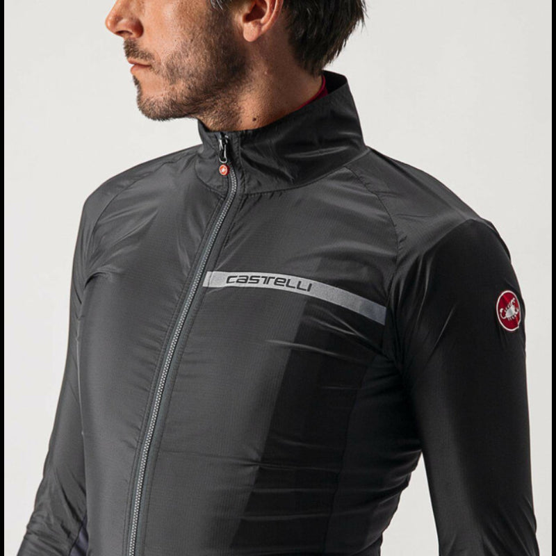 Castelli Mantellina Antivento Squadra Stretch Black/Dark Gray