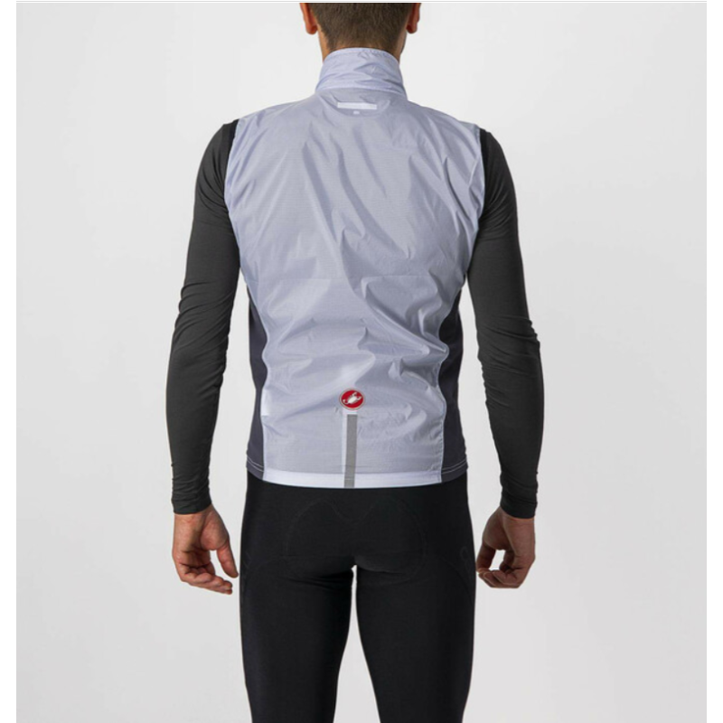 Castelli Gilet Antivento Squadra Stretch Silver Gray/Dark Gray