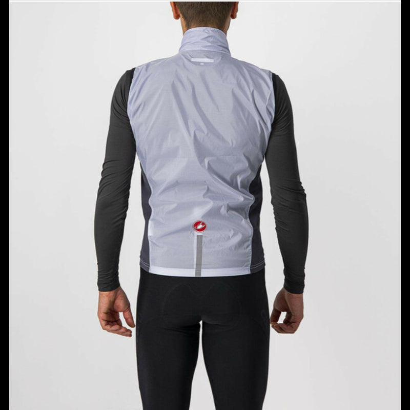 Castelli Gilet Antivento Squadra Stretch Silver Gray/Dark Gray