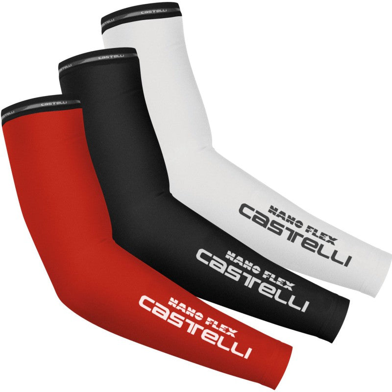 Castelli Manicotti Nanoflex Arm Warmer Bianco