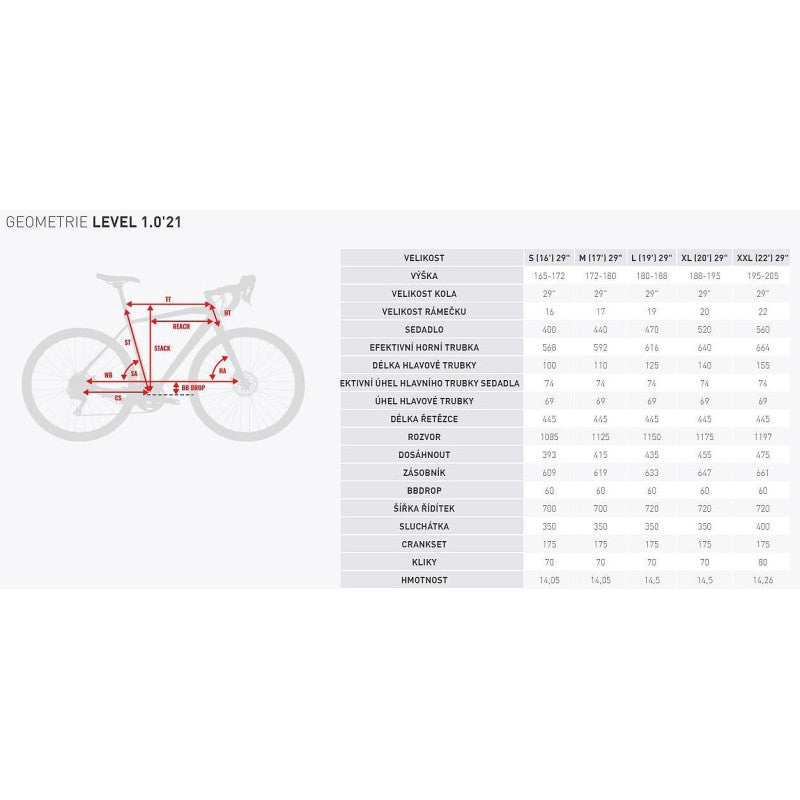 Kross Bici Mtb Level 1.0 29'' Black/Orange
