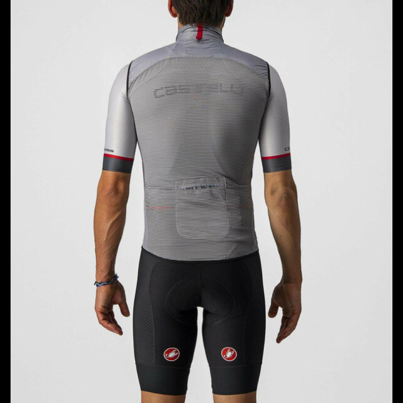Castelli Gilet Antivento Aria Silver Gray