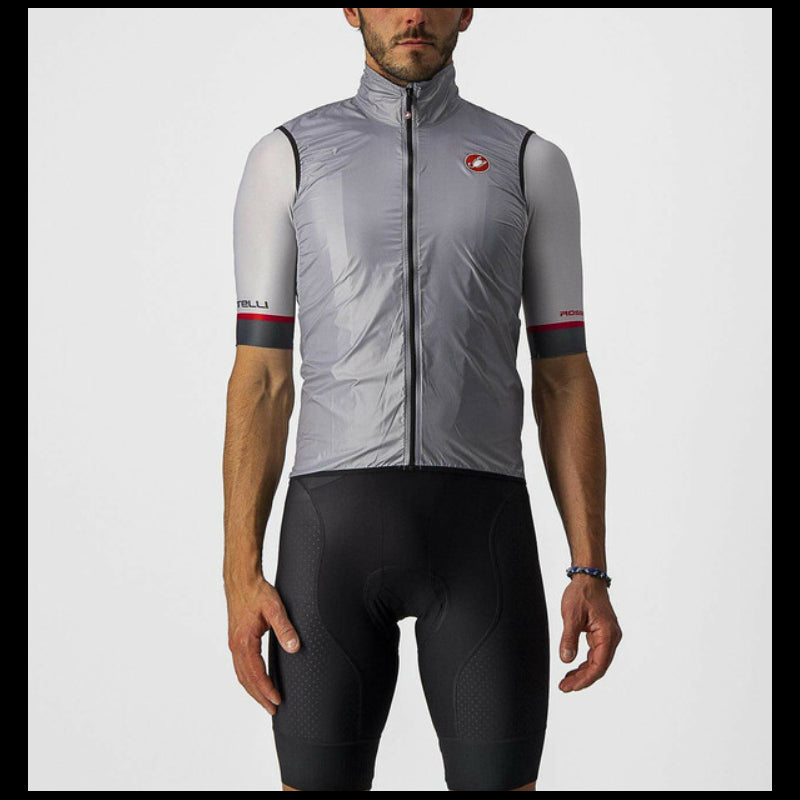 Castelli Gilet Antivento Aria Silver Gray