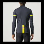Castelli Maglia Fondo 2 Dark Gray/Yellow