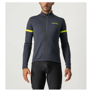 Castelli Maglia Fondo 2 Dark Gray/Yellow