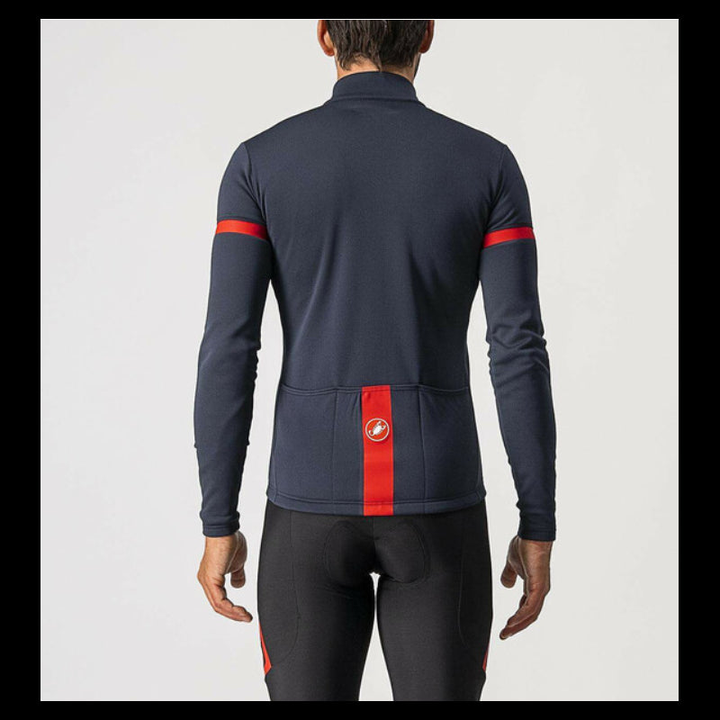 Castelli Maglia Fondo 2 Blu/Rosso