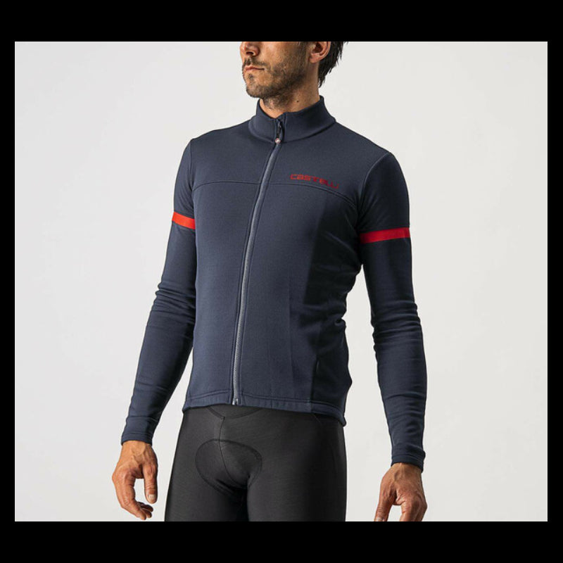 Castelli Maglia Fondo 2 Blu/Rosso