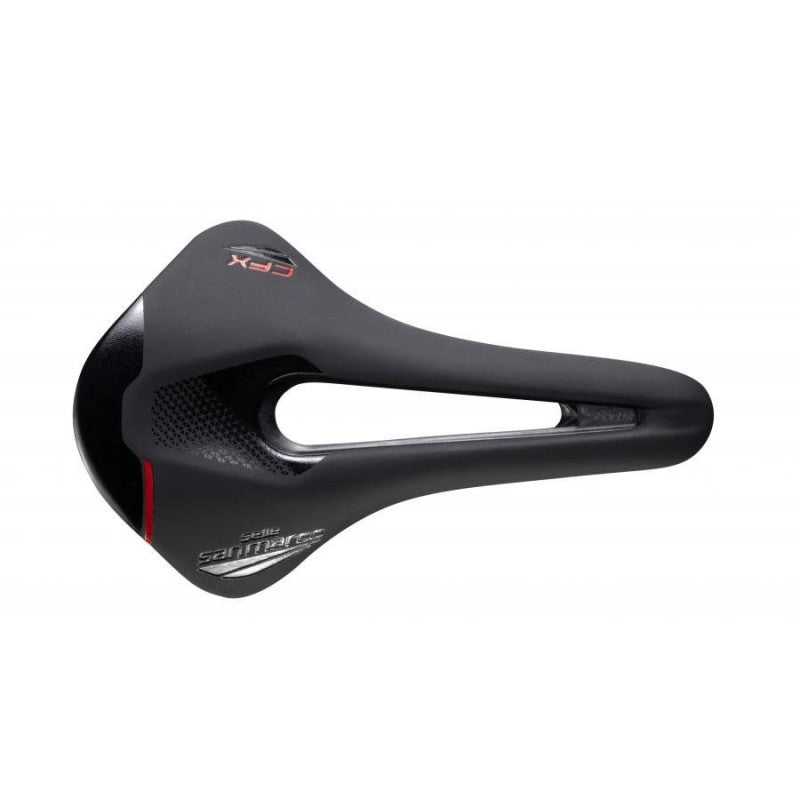 Selle San Marco Shortfit 2.0 Open-Fit CFX Wide Black 155Mm