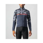Castelli Giubbino Finestre Dark Steel Blue/Vortex Gray