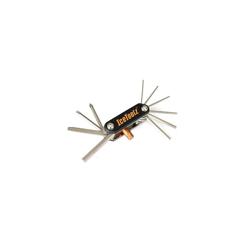 IceToolz Chiave Multiuso Bici Tascabile Compact CT-11