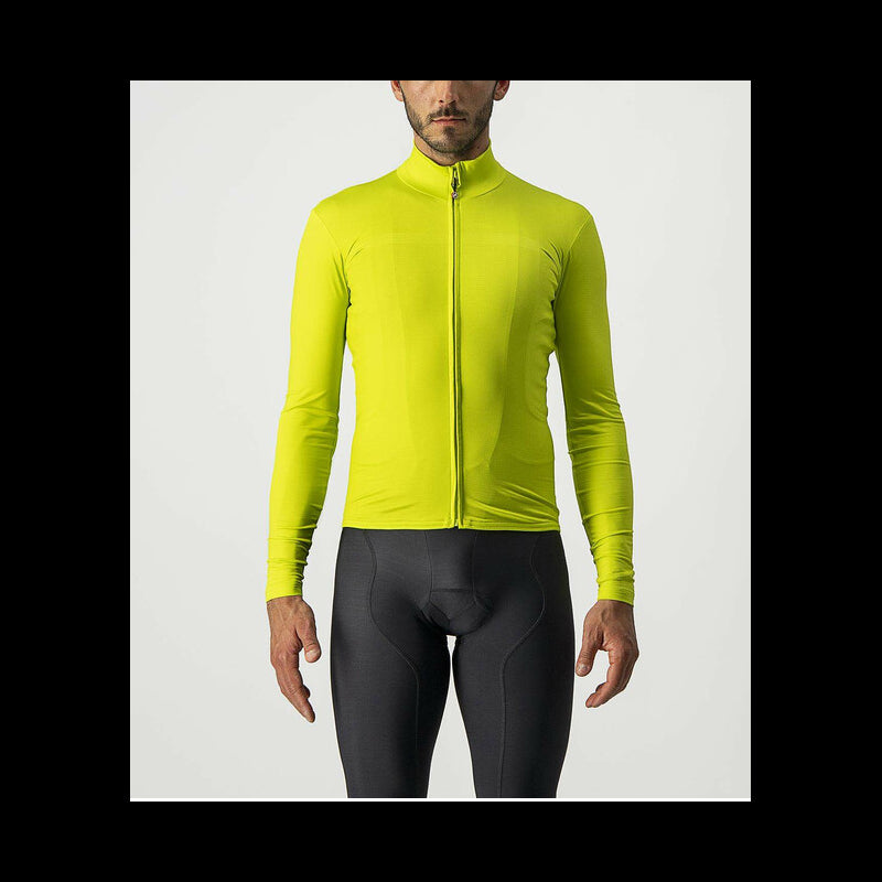 Castelli Maglia Pro Thermal Mid Ls Chartreuse