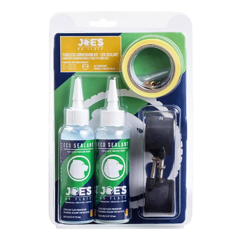 Joe's No Flats Kit Conversione Tubeless Valvola Presta 17-21 mm