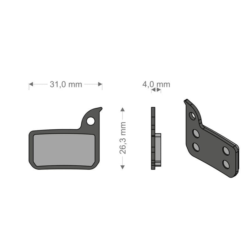 Brenta Pastiglie E-Bike Sram