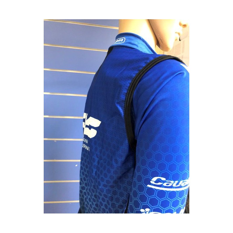 Pissei Gilet Antivento Rolle CPS Azzurro Pois Bianco