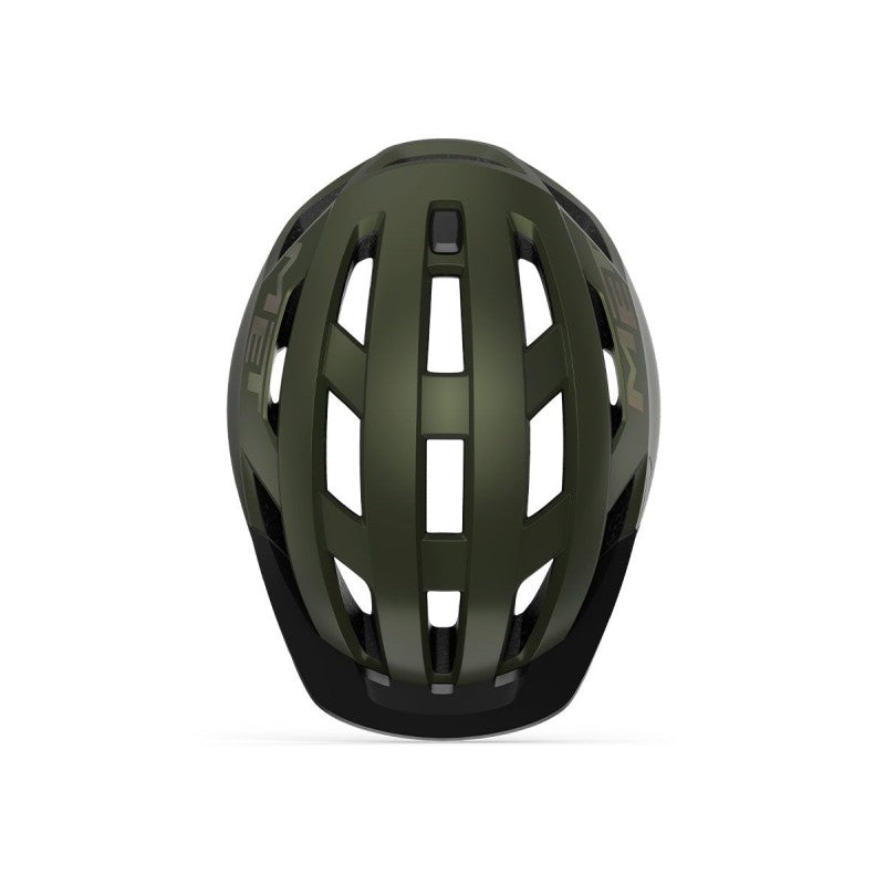 Met Casco Allroad Verde Oliva Iridescente Opaco