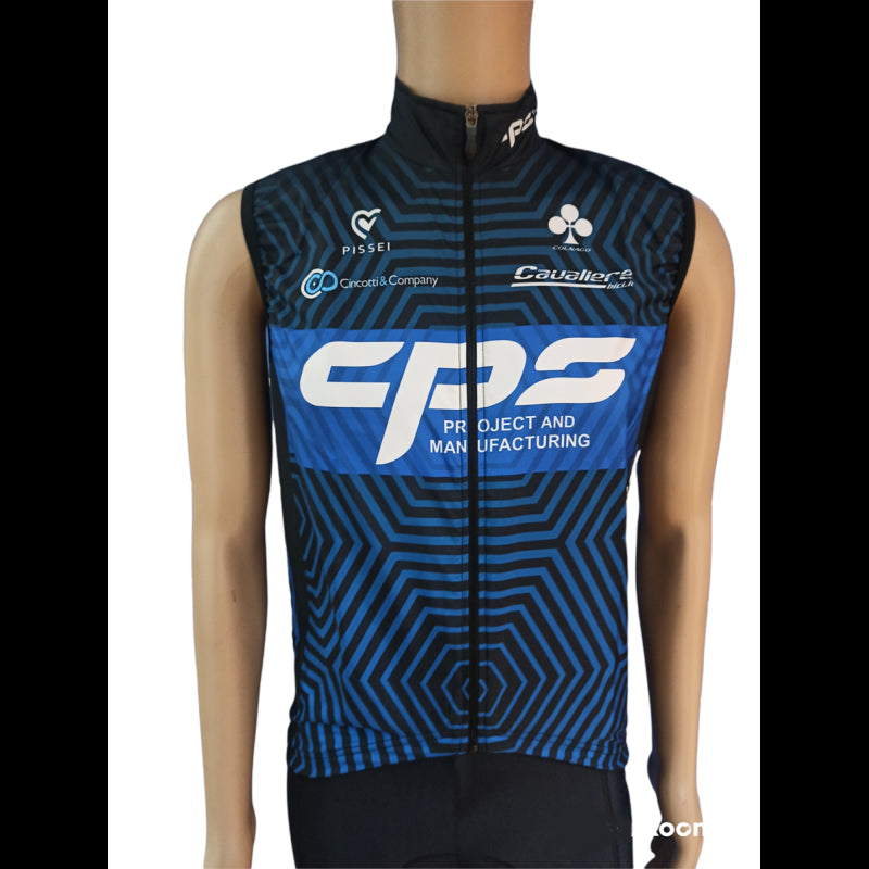 Pissei Gilet Antivento Falterona Easy Fit CPS Professional Team Blu