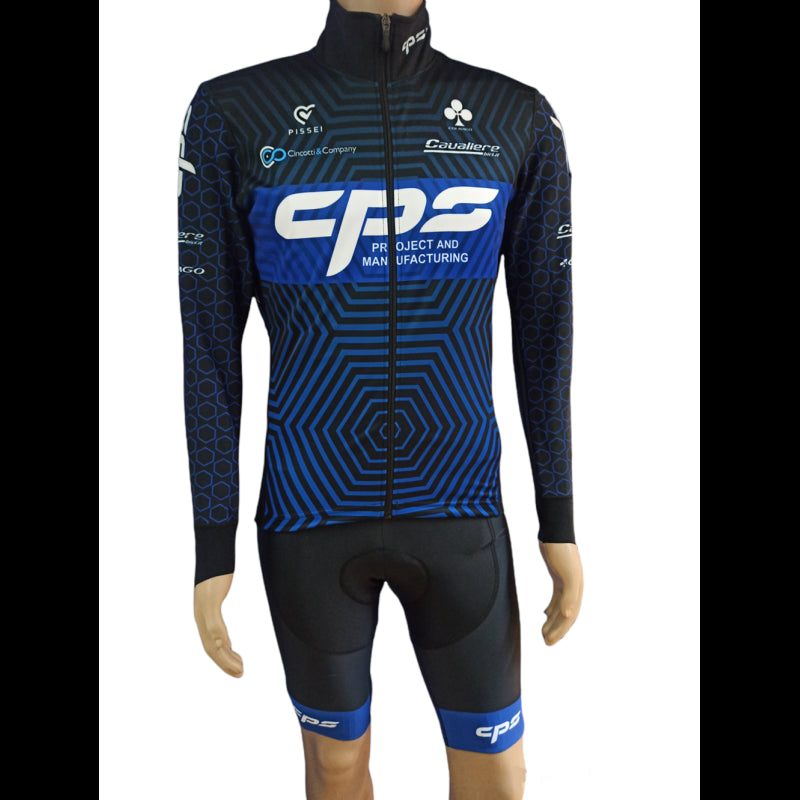 Pissei Completo Invernale Falzarego CPS Professional Team Nero/Blu